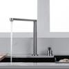 304 Stainless Steel Sink Faucet Hidden Lifting Folding Kitchen Faucet Hot and Cold Mixed Water Separate Sink Tap Dual Holes