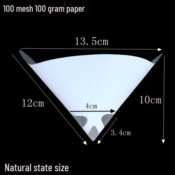 

Disposable Paper Paint Filter Funnel with 100, 120, 200 Mesh for Car Paint Mixing and Spraying