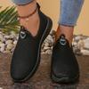 Fashion 2025 Ladies Shoes Slip-on Women's Vulcanize Shoes New Mesh Soft Bottom Outdoor Slip-Resistant Casual Comfortable Casual Shoes