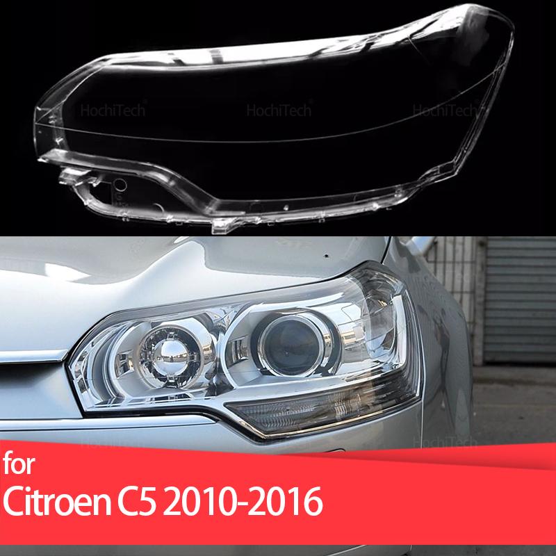 HeadLights Cover for Citroen C5 2010 2011 2012 2013 2014 2015 2016 Transparent Housing Headlights Lens Shell Glass Lampcover