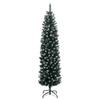 Artificial Slim Christmas Tree with 150 LEDs 120 Cm