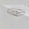 Creative Heart Buckle Women's Bracelet - Sweet, Versatile, Trendy, and Unique Niche Fashion Jewelry.