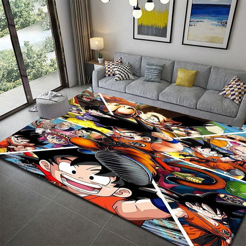 Dragon Ball Z Classic Scene Printed Ruganime soft washable cartoon floor carpet 60x90cm