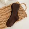 Girls' Pantyhose Children's Leggings Solid Color Vertical Striped Kids Pantyhose
