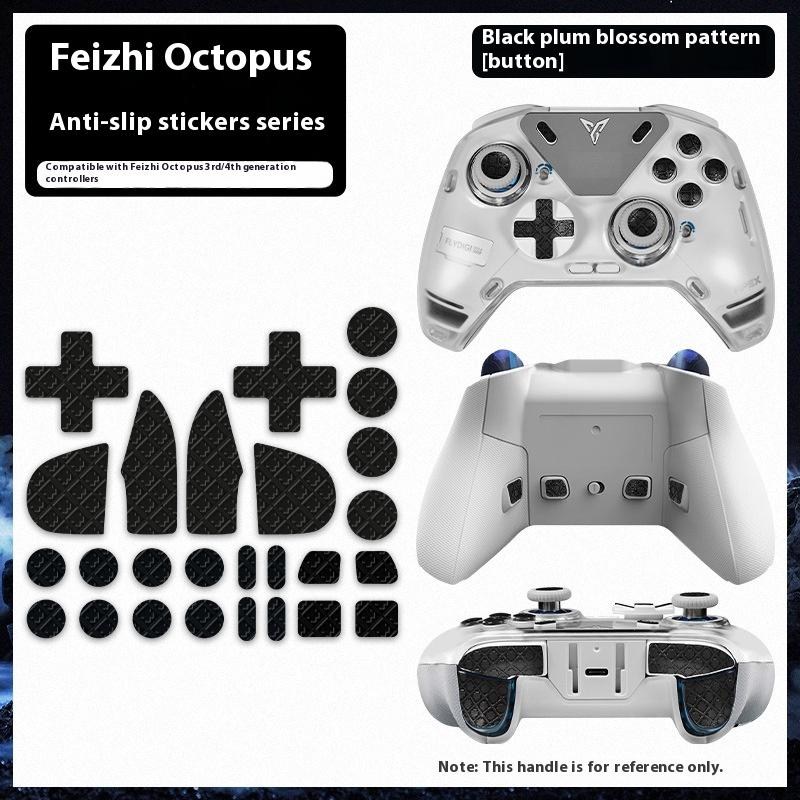 Anti-skli klistremerker for Flydigi Vader 3 Pro Flydigi Vader 4 Pro trådløs spillkontroller spillkontroller knapper sklisikker tapesett