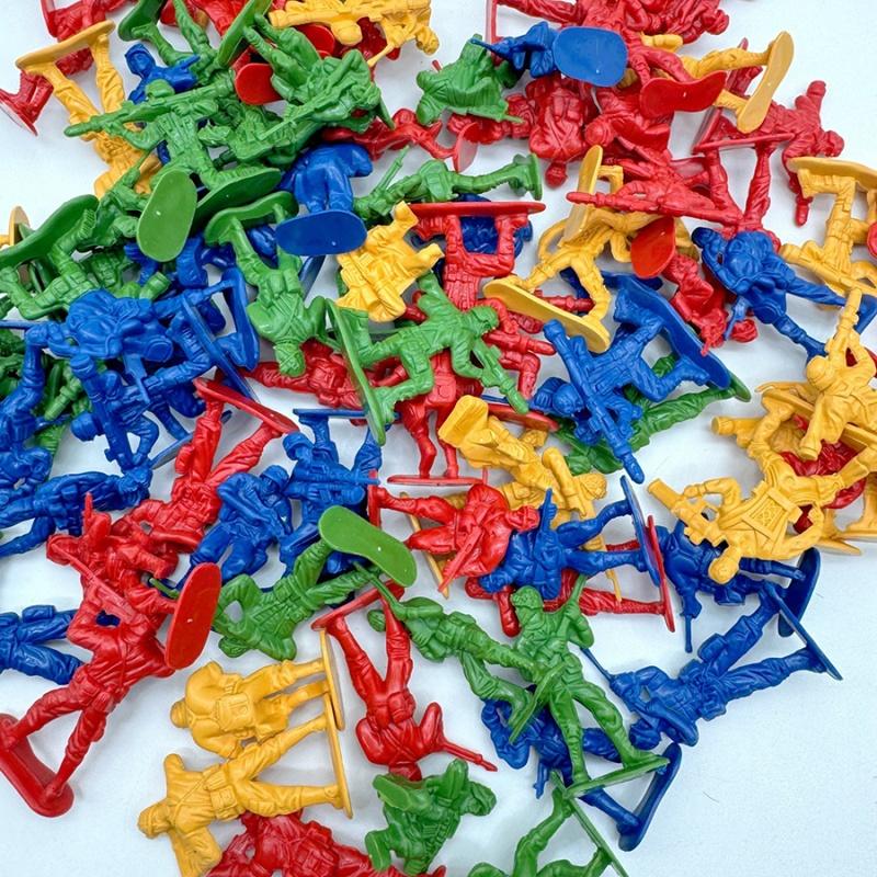 30Pcs Mini 3Cm Little Soldier Stress Relief Puzzle Sensory Toy Boys And Girls Birthday Party Favors Little Soldier Pinata Filler