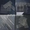 Rectangular 304 Stainless Steel BBQ Grill Net with Legs – Ideal for Draining Water & Oil, Oven Drying & Baking.
