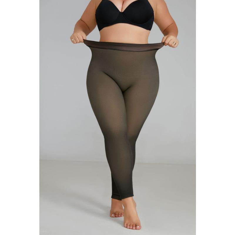 

Леггинсы больших размеров 150 кг, бесшовные ластовицы 360, утолщенные брюки длиной 9/10, леггинсы с имитацией мяса foreign trade plus size (80-150 kg)