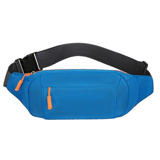 

Jogging Fanny Pack Mini Crossbody Bag Sports Waist Bag 3 Pockets Travel Wallet Chest Bag for Men Women Running Travelling Hiking Biking світло-синій колір