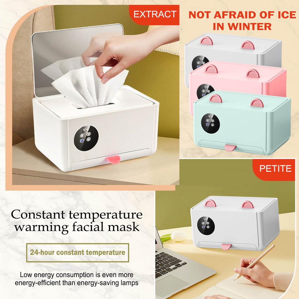 Baby Wipe Warmer Diaper Wipe Dispenser For Heating, Nursery, Road Trips, Camping, Versatile Business Care