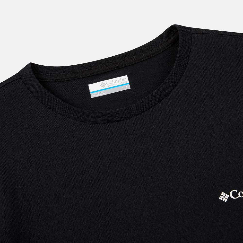COLUMBIA Unisex Csc Outdoor White Graphic Short Sleeve T-Shirt