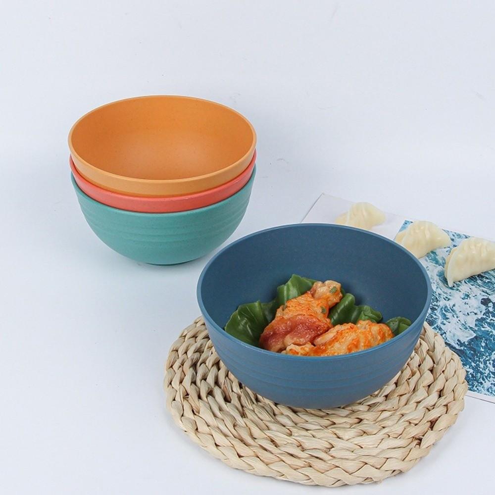 1PC 24 oz Cereal Bowls Unbreakable Plastic Bowls Colorful Salad Bowl