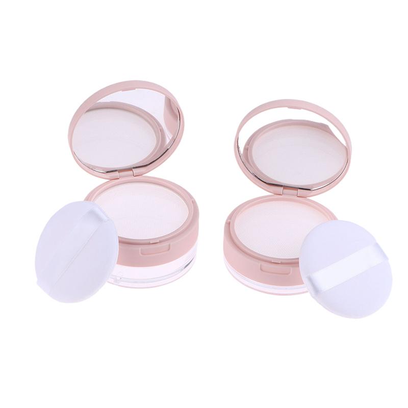 5/10G Empty Air Cushion Puff Box With Powder Puff Mirror Elastic Mesh Portable Makeup Case Container For Loose Powder