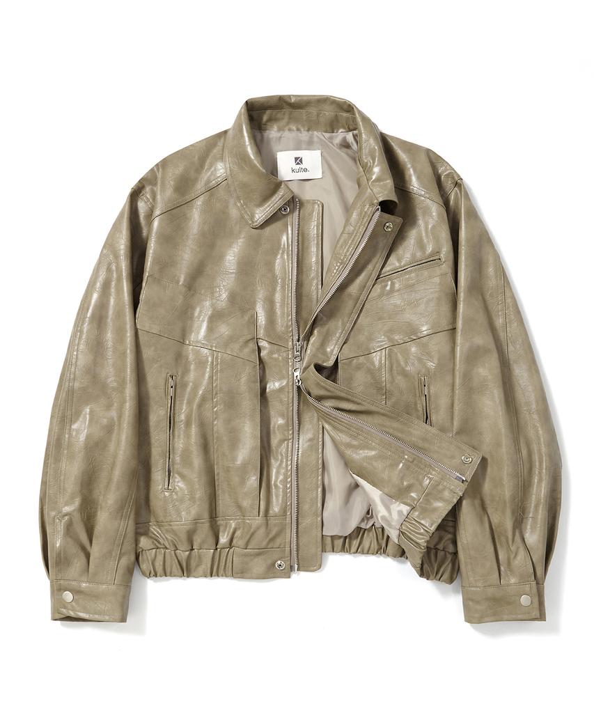 Kulte Wild Synthetic Bomber Jacket_Beige