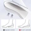 1pair Height Increasing Insoles Highly Elastic, Comfortable,Non-Slip,Men Women Shoes Flat Feet Arch Support Orthopedic Insoles