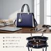 FORRICA Elegant Shoulder PU Leather Messenger Tote Suitable for Travel and Blue Women's Handbag, Bag, Bag, Bag, Shopping,