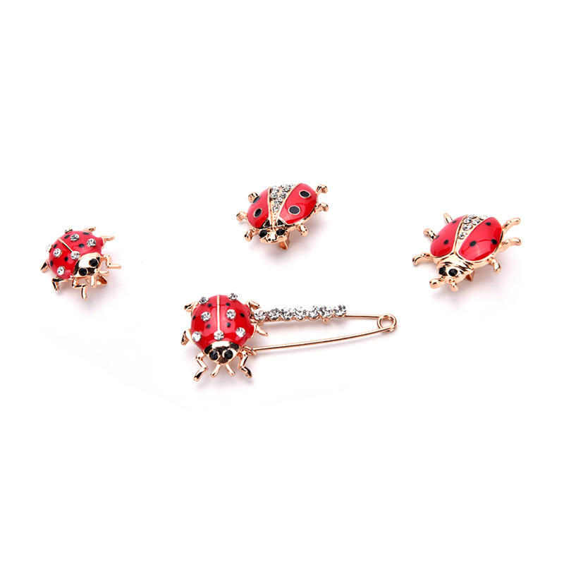 Red Ladybug Animal Enamel Design Brooch Pin  Jewelry For Women  Sale