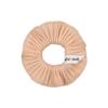 Aube Nuit Soft Knit Ruffle Hair Scrunchie Soft Peach S