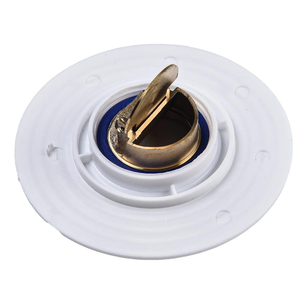 Brass Floor Drain Core Fast Drainage Odor and Insect Proof Drain Sink Strainer Shower Backflow Preventer Filter Plug