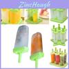 Felgroen 6 stuks Pak Ijslolly Crème Maker Vorm Voor Zelfgemaakte Ijslolly En Frozen Yoghurt