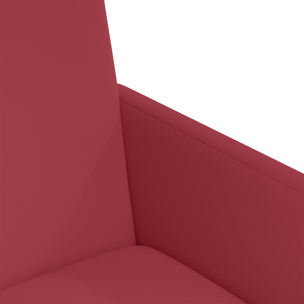 Dining Room Chairs with Casters 2 pcs Burgundy 57 x 66 x 94 cm