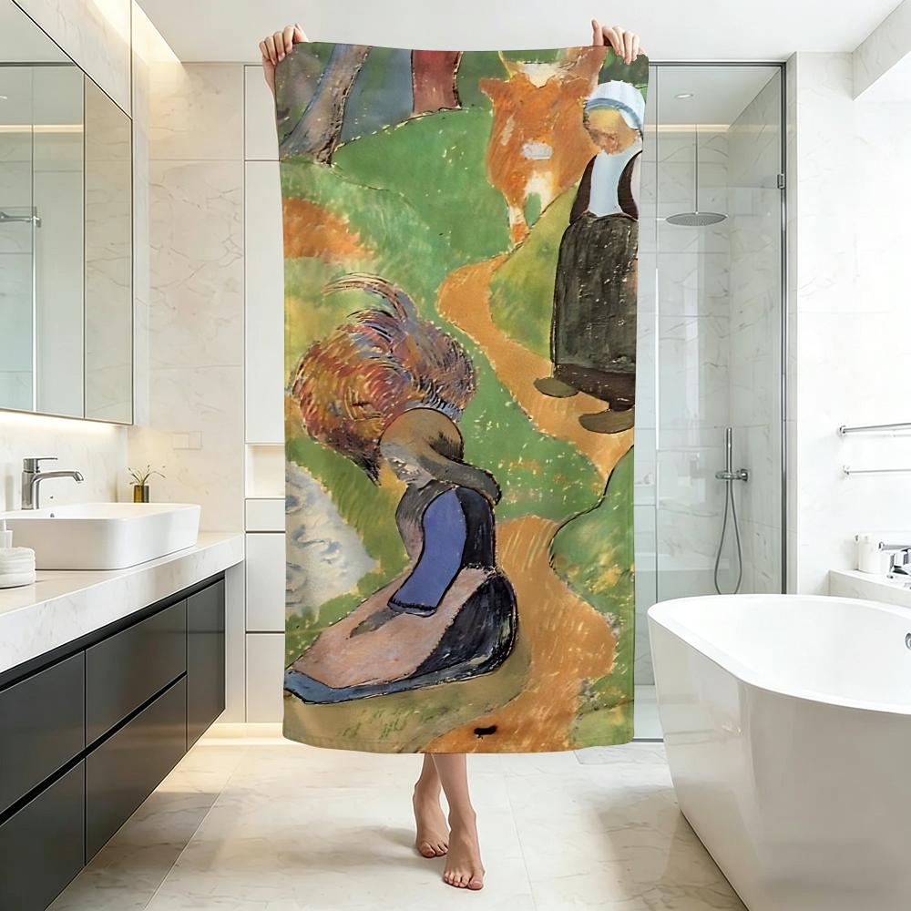 Vivid P-Paul GauguinS Towel Five-Star Hotel Quality Eco-Friendly Ultra Soft Thick Towels & Beach Towels