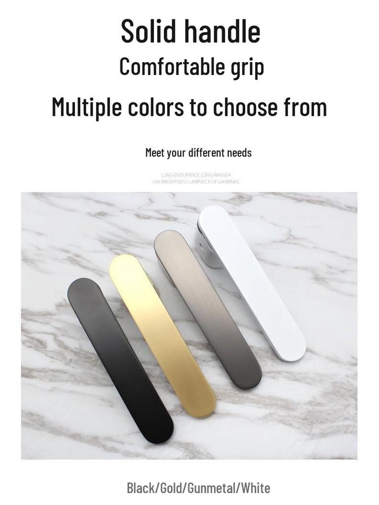 Italian Minimalist Eco Wood Door Handle: Keyless Magnetic Lock for Bathroom or Bedroom