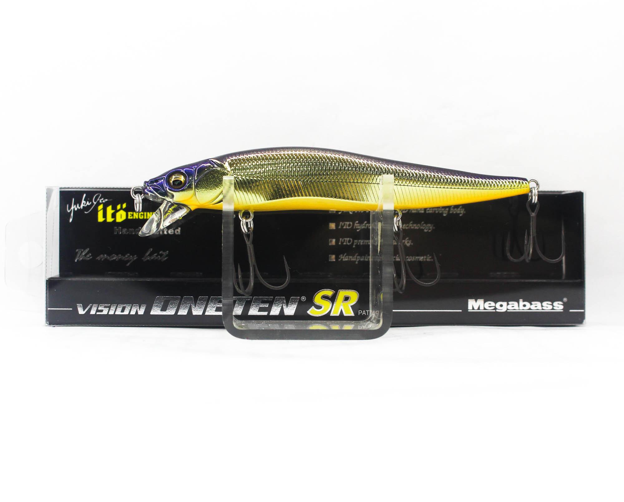 Megabass Vision 110 Oneten SR Медленно тонущий воблер M Шампанское Черный (0400)