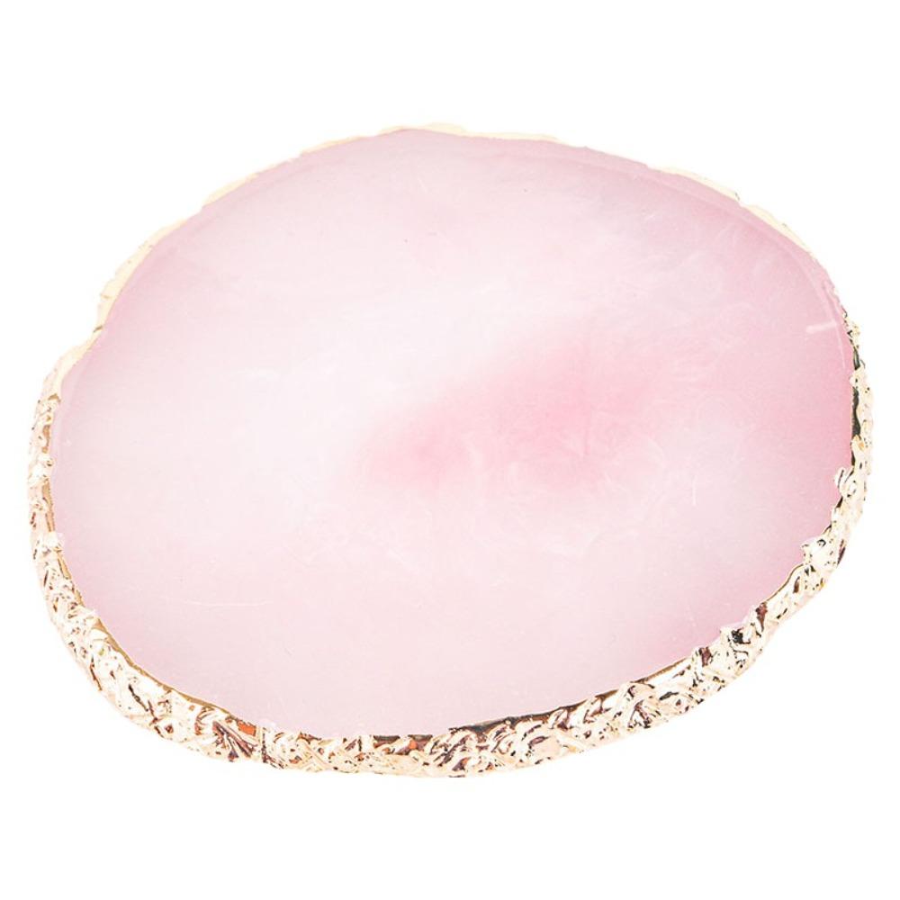 Round Resin Agate Stone Palette DIY Gel Polish Palette Durable Nail Art Palette  Nail Salon