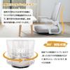 VECELO Seat Swivel 360 Degree Floor Desk Armrest Single Space Light Gray Chair, Chair, Rotation, Chair, Chair, Telework, Ergonomic, Included, Seater,