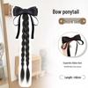 Women's Claw Clip Bow Ribbon Ponytail Braid – Elegant Curly Hair Updo Clip