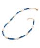 Polalita Blue And Pearl Bead Necklace (Plt-Nl-007_Na)