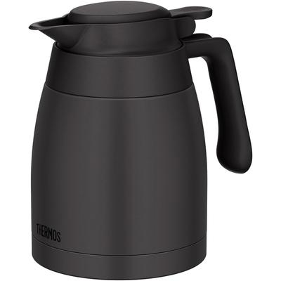Thermos Stainless Steel Pot 1.0L Dark Gray Insulated Tabletop Insulation Cooling Wide Mouth Design TTG-1000 DGY