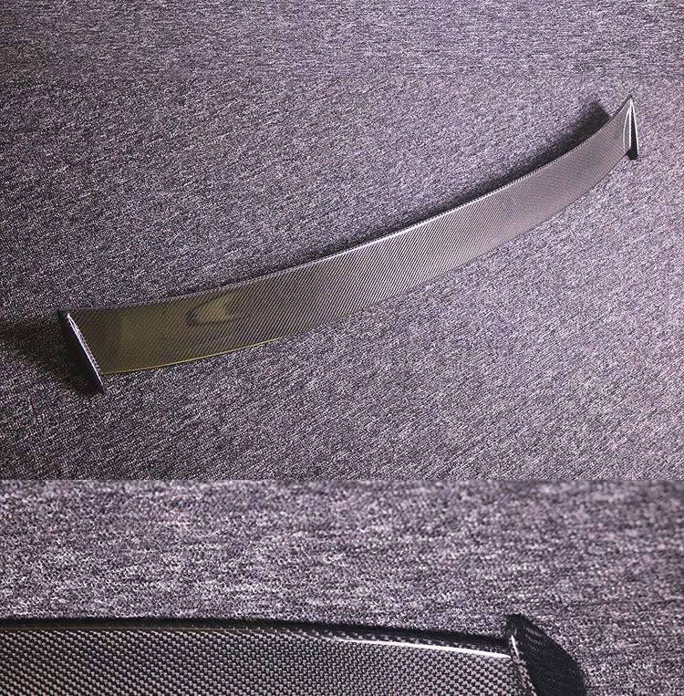 Carbon Fiber Rear Wing Roof Spoiler for 15-23 Ford Mustang - Punch-Free Installation