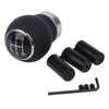 Rubonarie Shift Knob Shift Pattern Car Gear Black MT Shifter Shift Knob Lever 5-Speed (Black, 5-Speed)