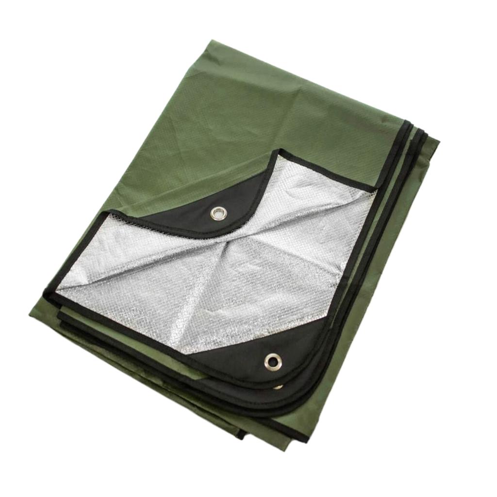 Heavy Duty Emergency Blanket Survival Gear Waterproof Insulated Blanket Emergency Tarp for Camping, Hiking, Bushcraft