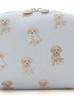 Toy Poodle Pattern Square Pouch PWGB251648 BLU [Gelato Pique]