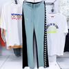 Kappa Women's Cross Label Fashion Knitted Sports Pants Micro Pull Straight Leg Pants