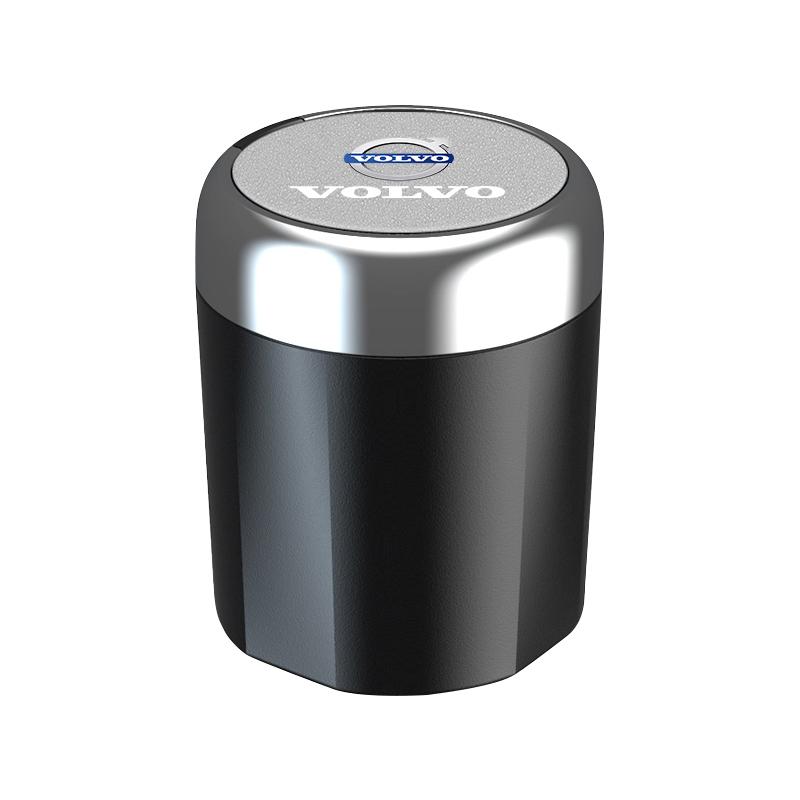 LED Auto Innen Aschenbecher Tragbare Müllbox Aufbewahrungsfass Für Volvo XC60 S60 V40 V50 V60 S80 S40 C30 AWD C70 S40 S60 S80 S90