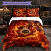 Royal Engineers A.F.C Themed Bedding 3Pcs Duvet Cover Set Decorative Bed Linen For Teen Room Home Decoration