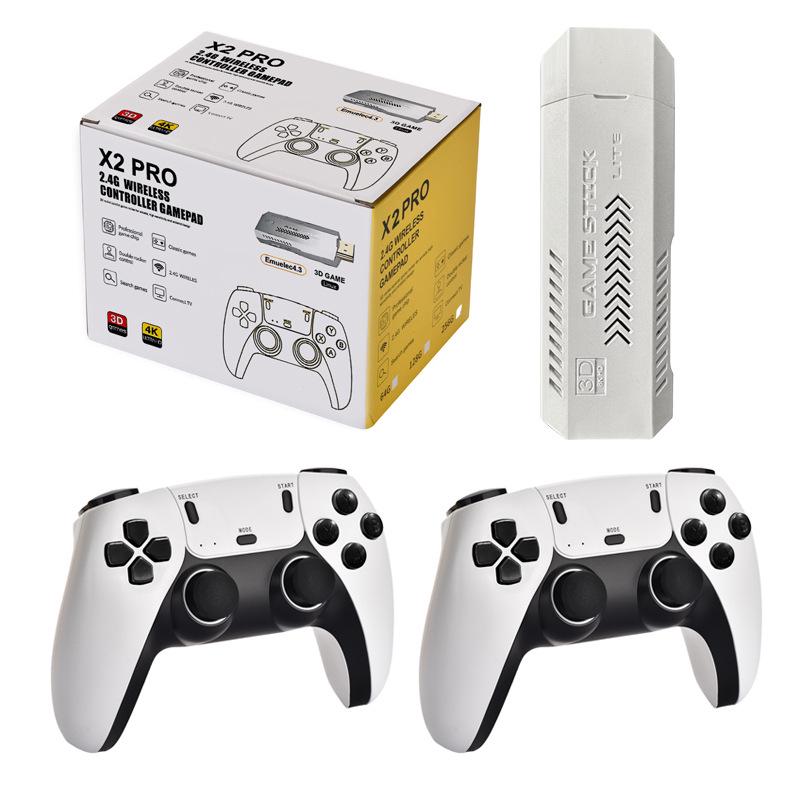 X2 PRO HD 3D Wireless Retro Game Console: Home Arcade & PS1 Compatibility X2PRO-64GB