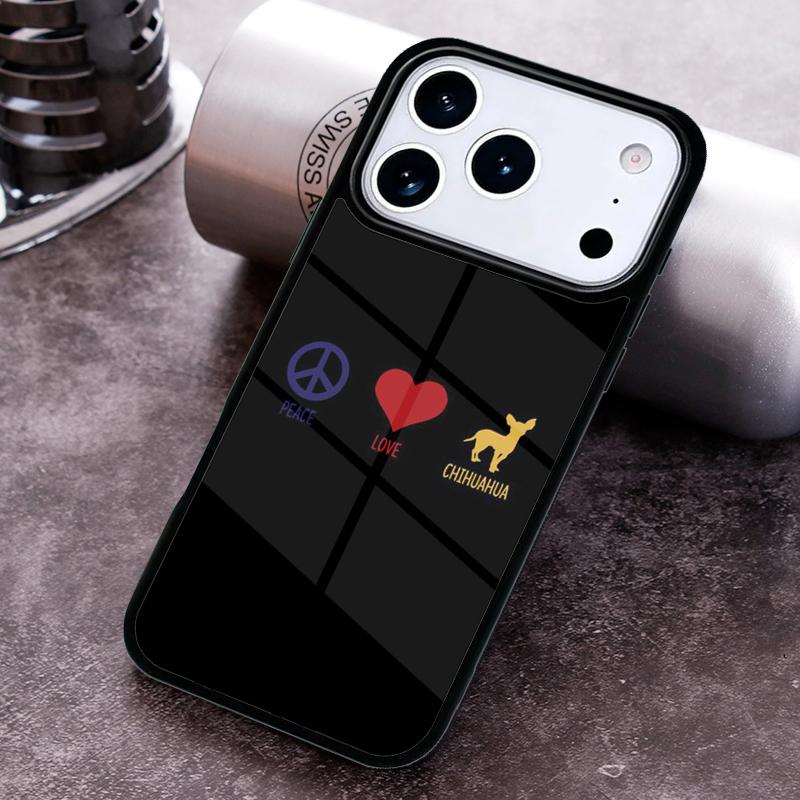 My Better Half Is A Chihuahua Phone Case for iPhone 17 16 15 Pro Max Air 14 13 12 11 Plus Shockproof Capa Cover