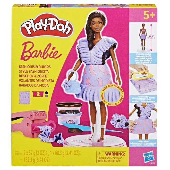 Play-Doh Barbie Style fashionista, coffret de pâte à modeler