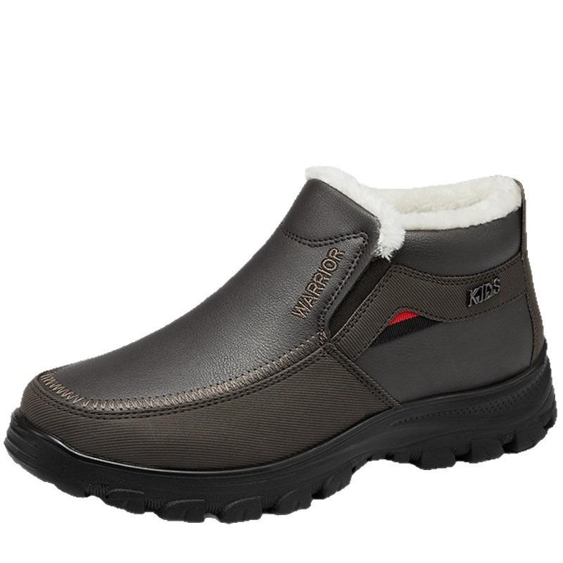 Cotton shoes men's winter velvet new thermal shoes wear snow boots men's shoes