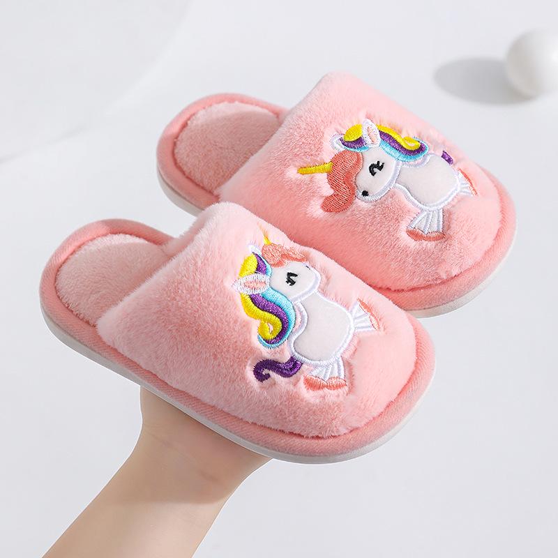 Cozy Kids' Non-Slip Indoor Mops – Soft Cotton Bottom for Parent-Child Use, Ideal for Autumn and Winter