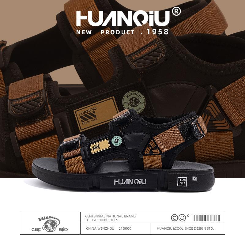 Global ZHQ-JY007 Cool Beach Sandals Men's Summer Versatile Comfortable Platform Slippers Shock-absorbing Fashion Men's Shoes