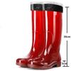 DAXTE Men's Winter Warm Tall Rain Boots