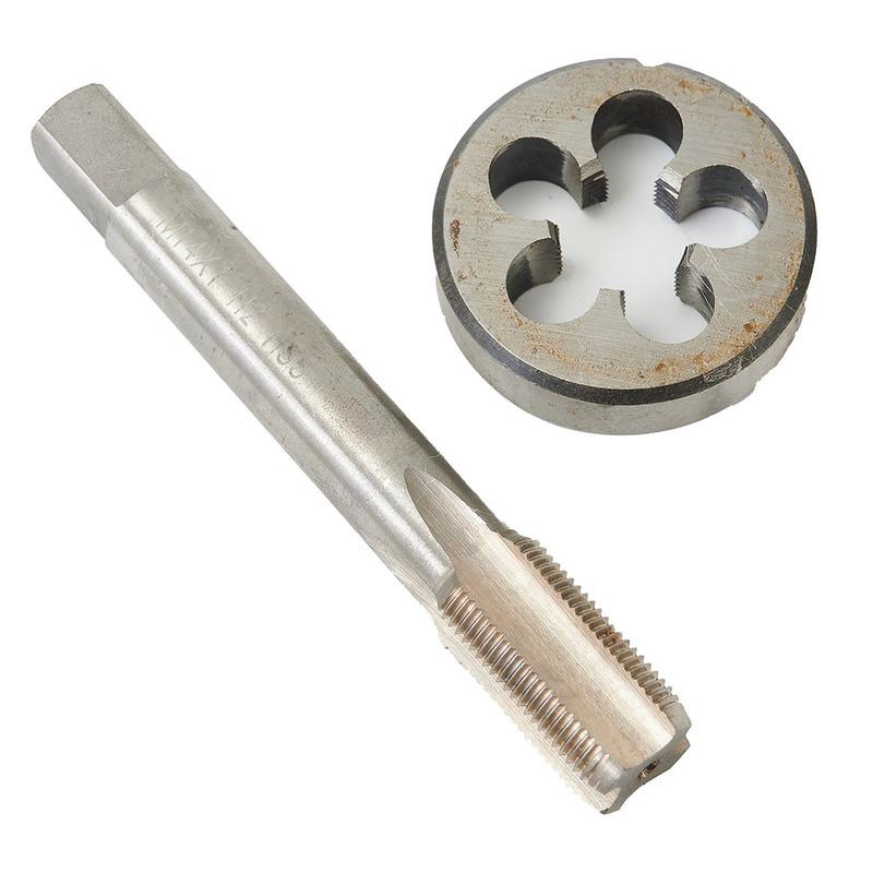 Metric Tap+Die Set Thread Kit CNC Tool Replacement High stainless steel×1.0mm Supplies Industrial Metalworking
