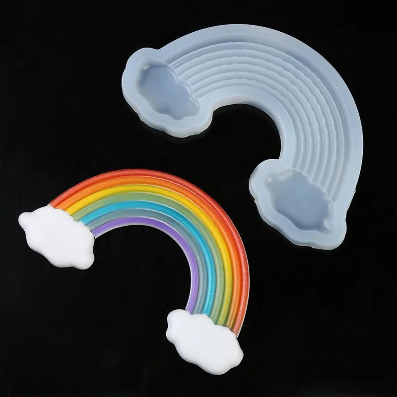 New Cloud Rainbow Chocolate Silicone Mold Baking Cake Decoration Silicone Molds For Baking Molds Silicone Cake Decorating Tools