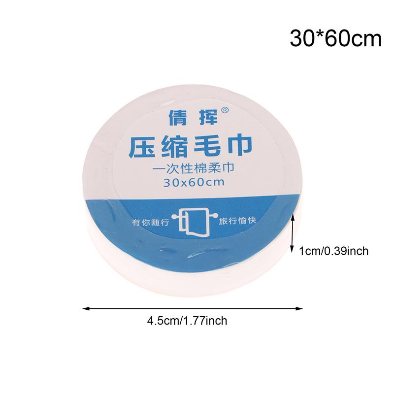 

1 шт. одноразовое сжатое полотенце, портативное чистое полотенце, мягкое полотенце для лица, подходящее для путешествий, кемпинга, сжатое полотенце для женщин 30*60cm